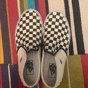 Vans Checkerboard Slip-on Sneakers.